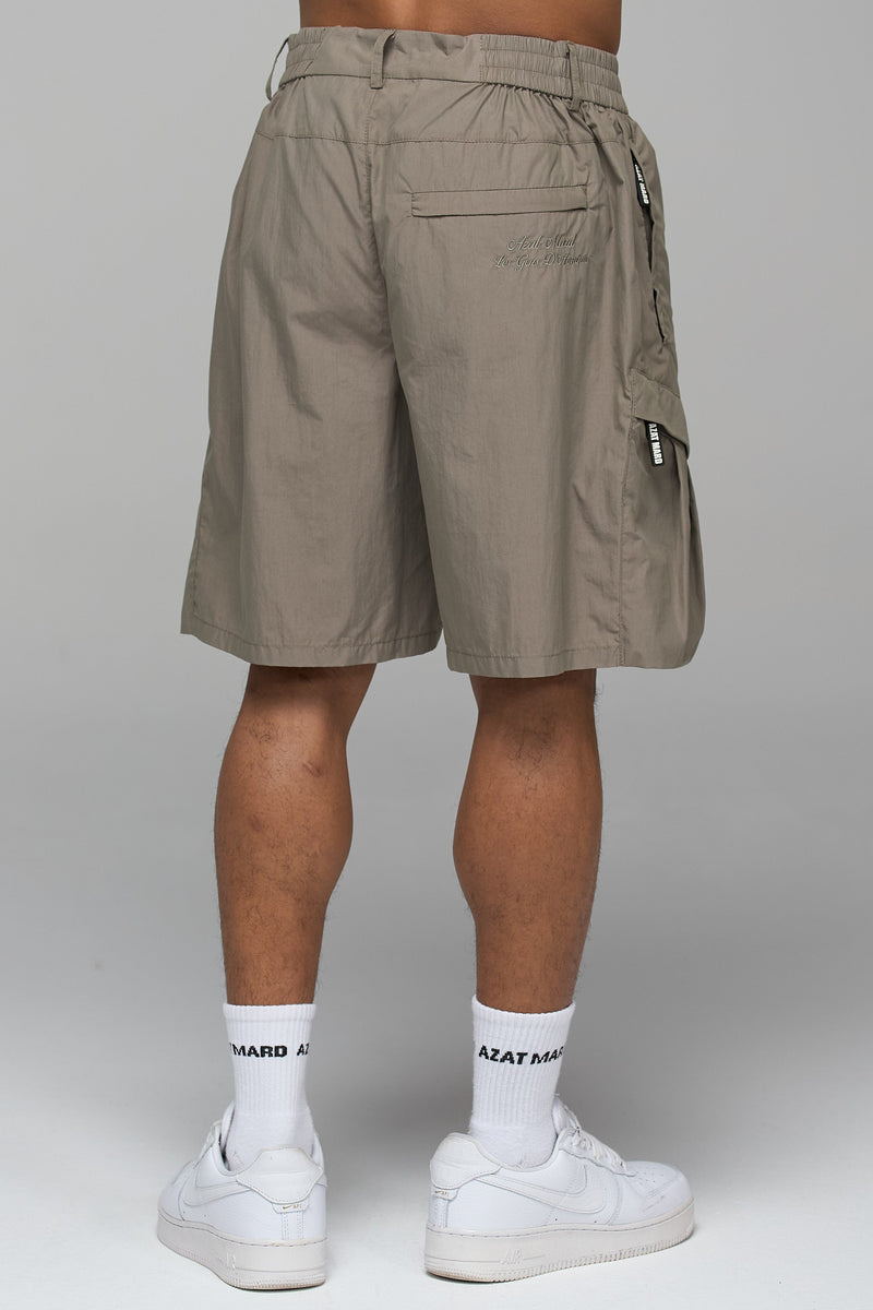 TAUPE TECHNICAL COMBAT SHORTS