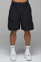 BLACK TECHNICAL COMBAT SHORTS