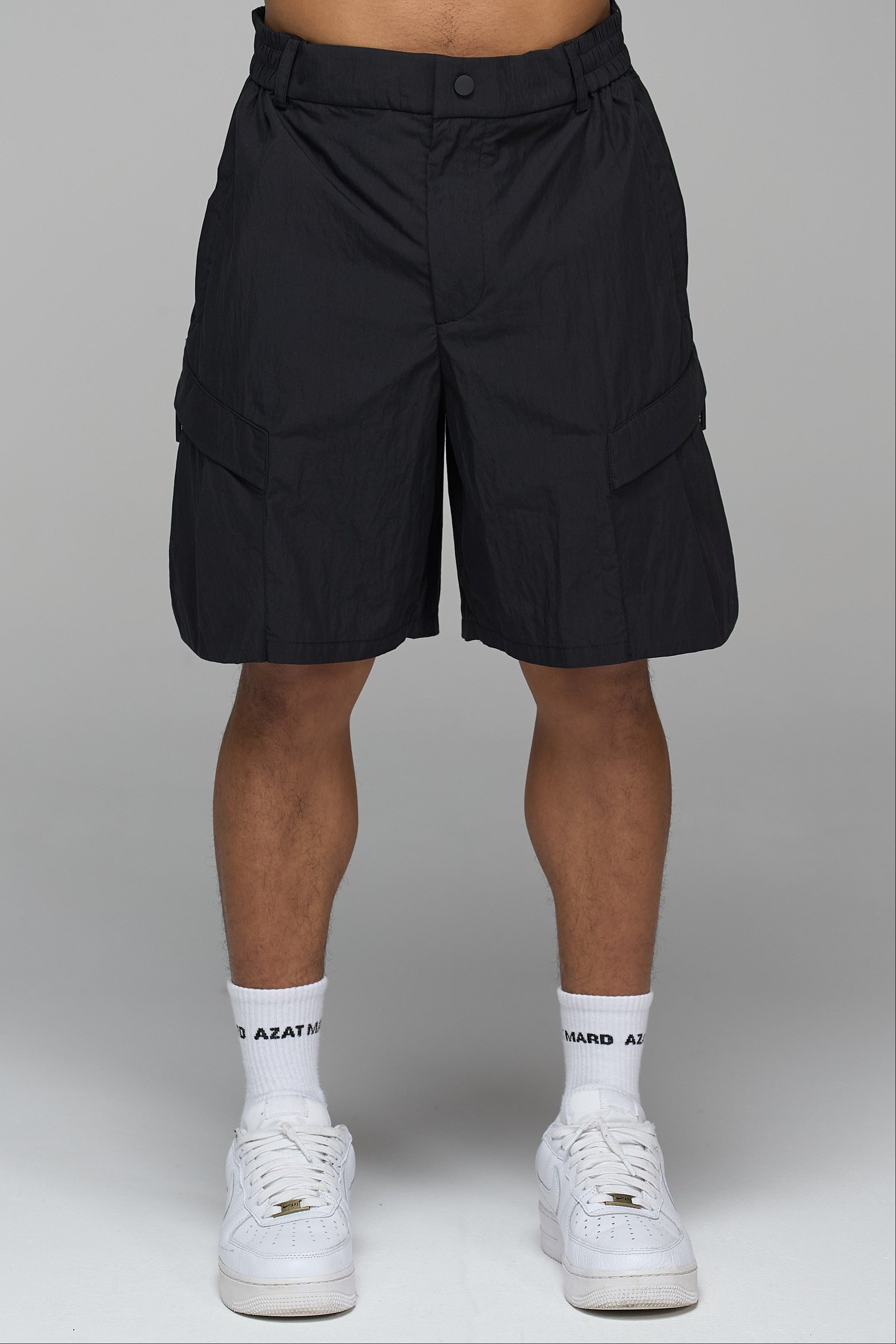 BLACK TECHNICAL COMBAT SHORTS