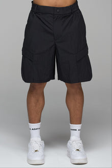 BLACK TECHNICAL COMBAT SHORTS
