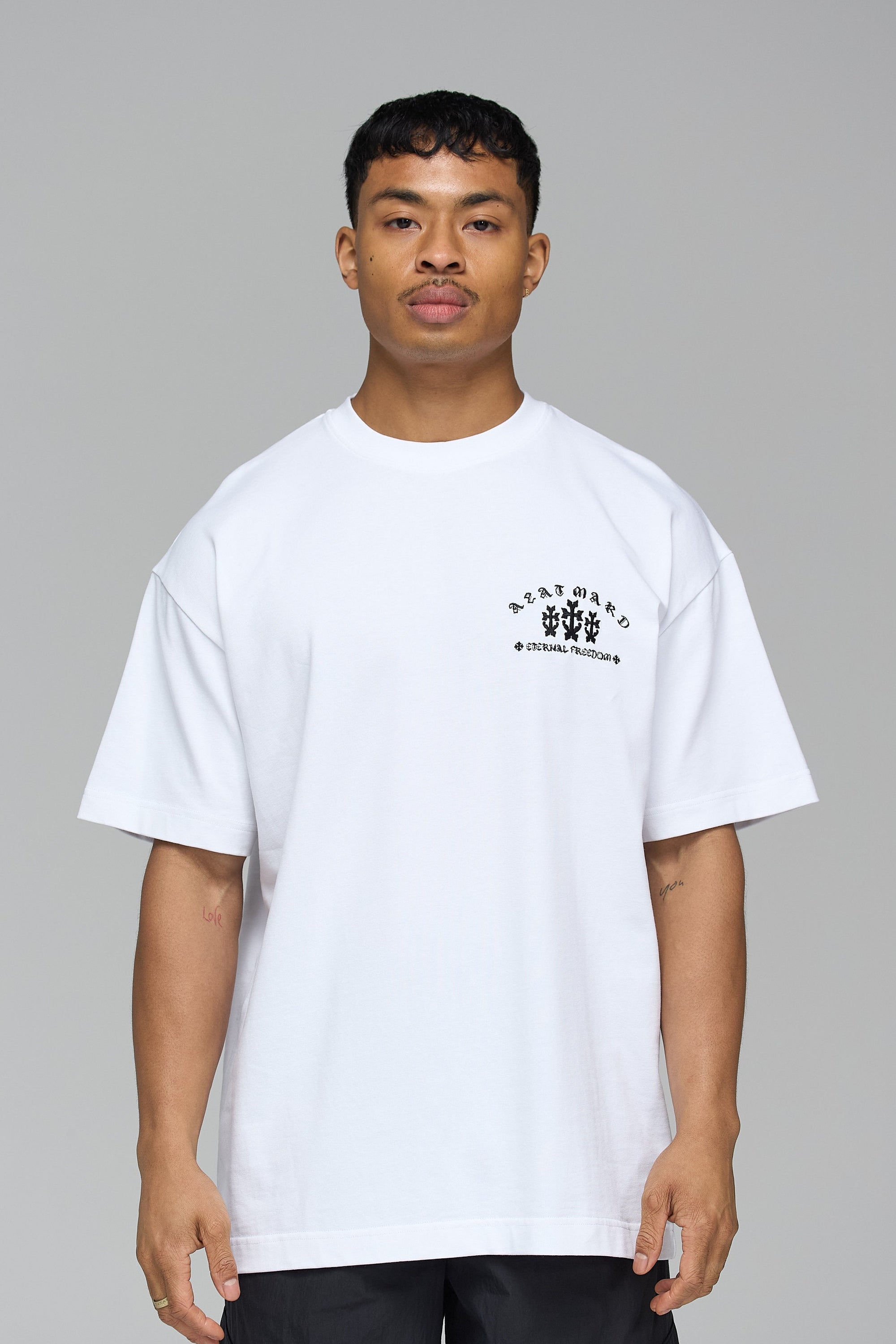 ARMENIAN KHACHKAR WHITE T-SHIRT