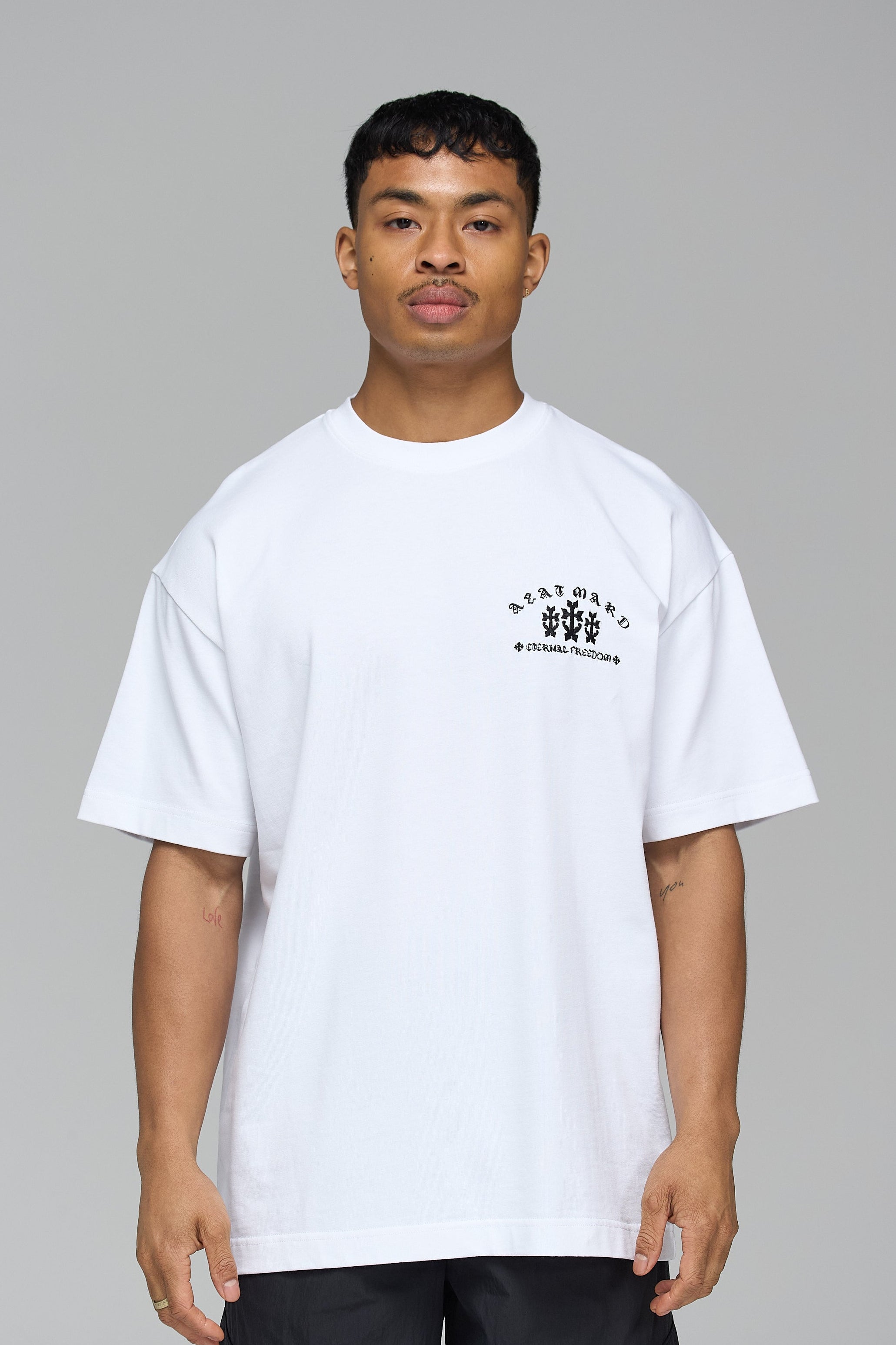 ARMENIAN KHACHKAR WHITE T-SHIRT