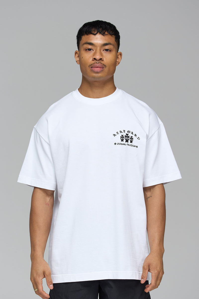 ARMENIAN KHACHKAR WHITE T-SHIRT