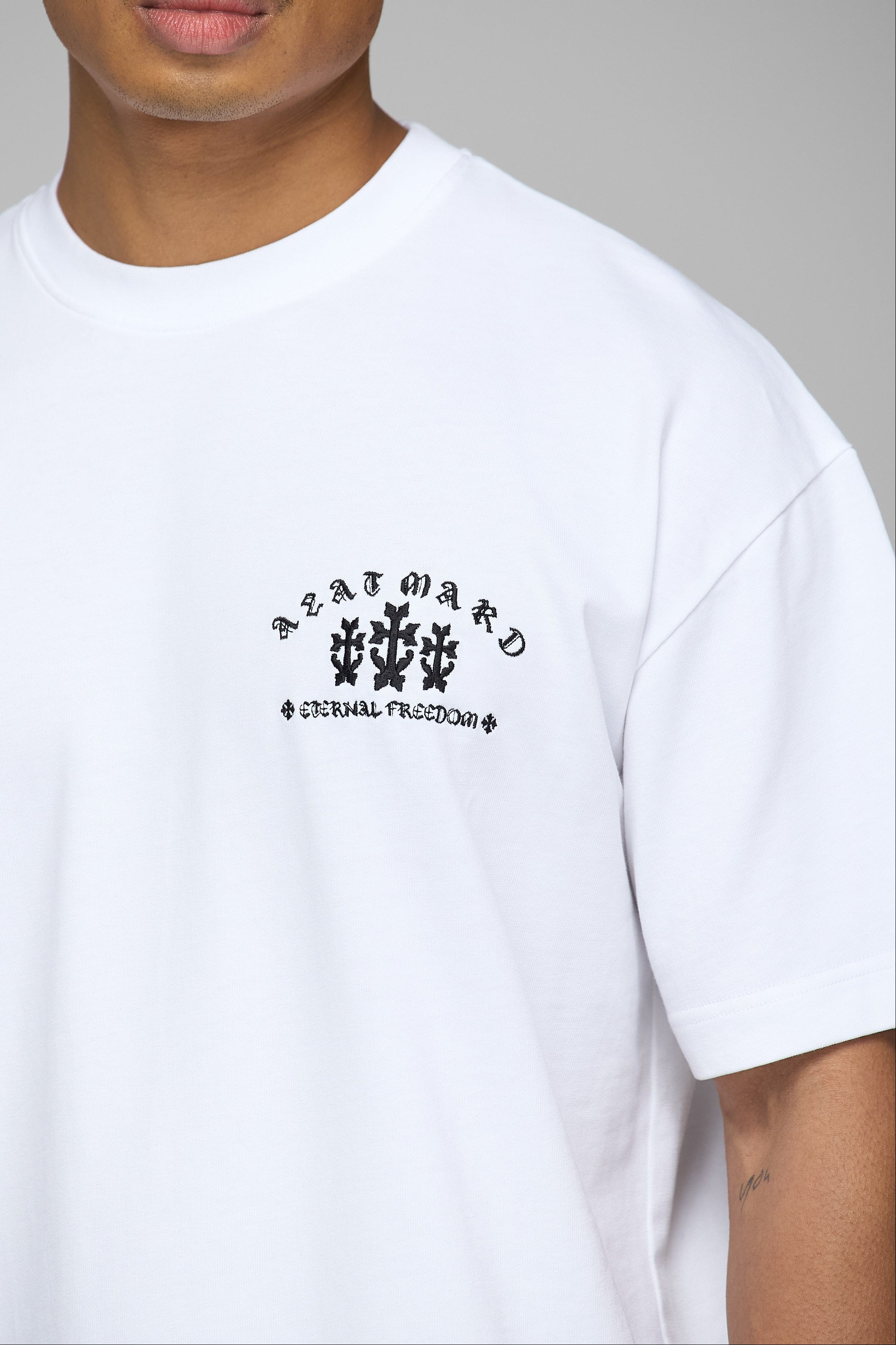 ARMENIAN KHACHKAR WHITE T-SHIRT