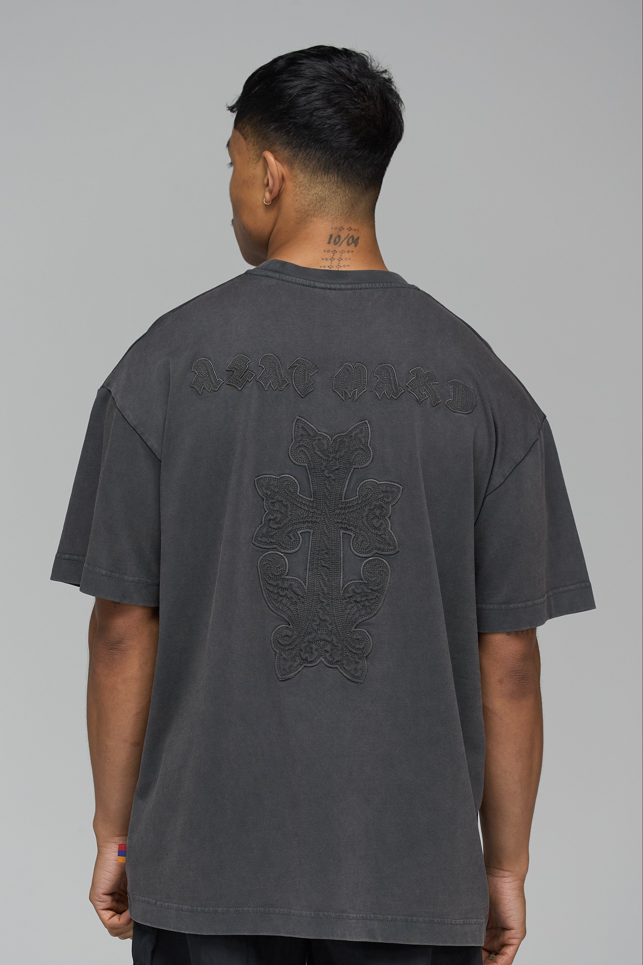 SPECIAL EDITION ARMENIAN KHACHKAR WASHED GREY T-SHIRT