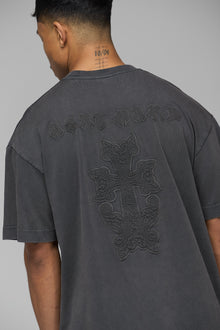 SPECIAL EDITION ARMENIAN KHACHKAR WASHED GREY T-SHIRT