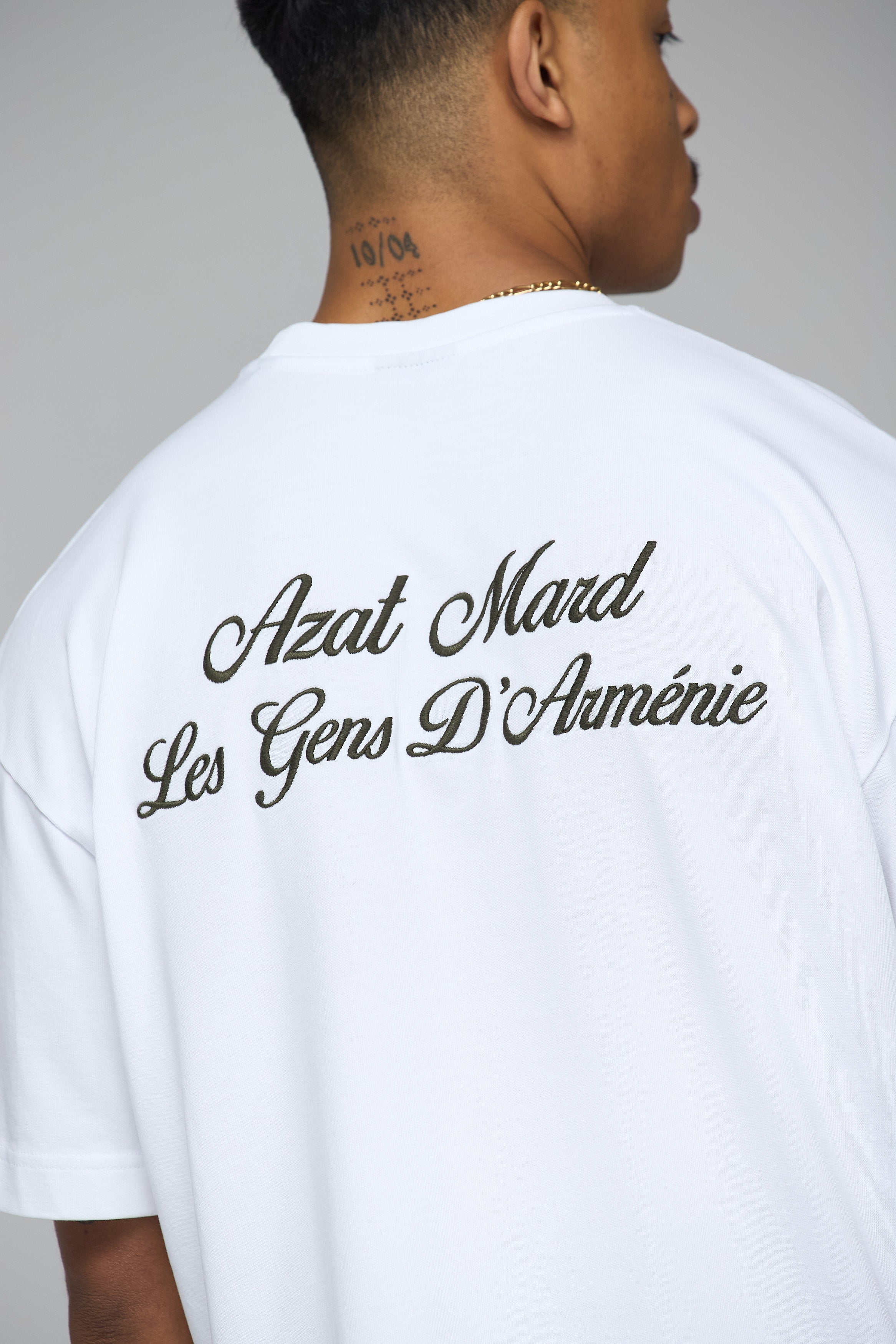 LES GENS SIGNATURE WHITE T-SHIRT