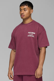 T-SHIRT MARRON DÉLAVÉ LES GENS
