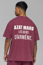 T-SHIRT MARRON DÉLAVÉ LES GENS