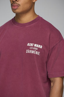 T-SHIRT MARRON DÉLAVÉ LES GENS