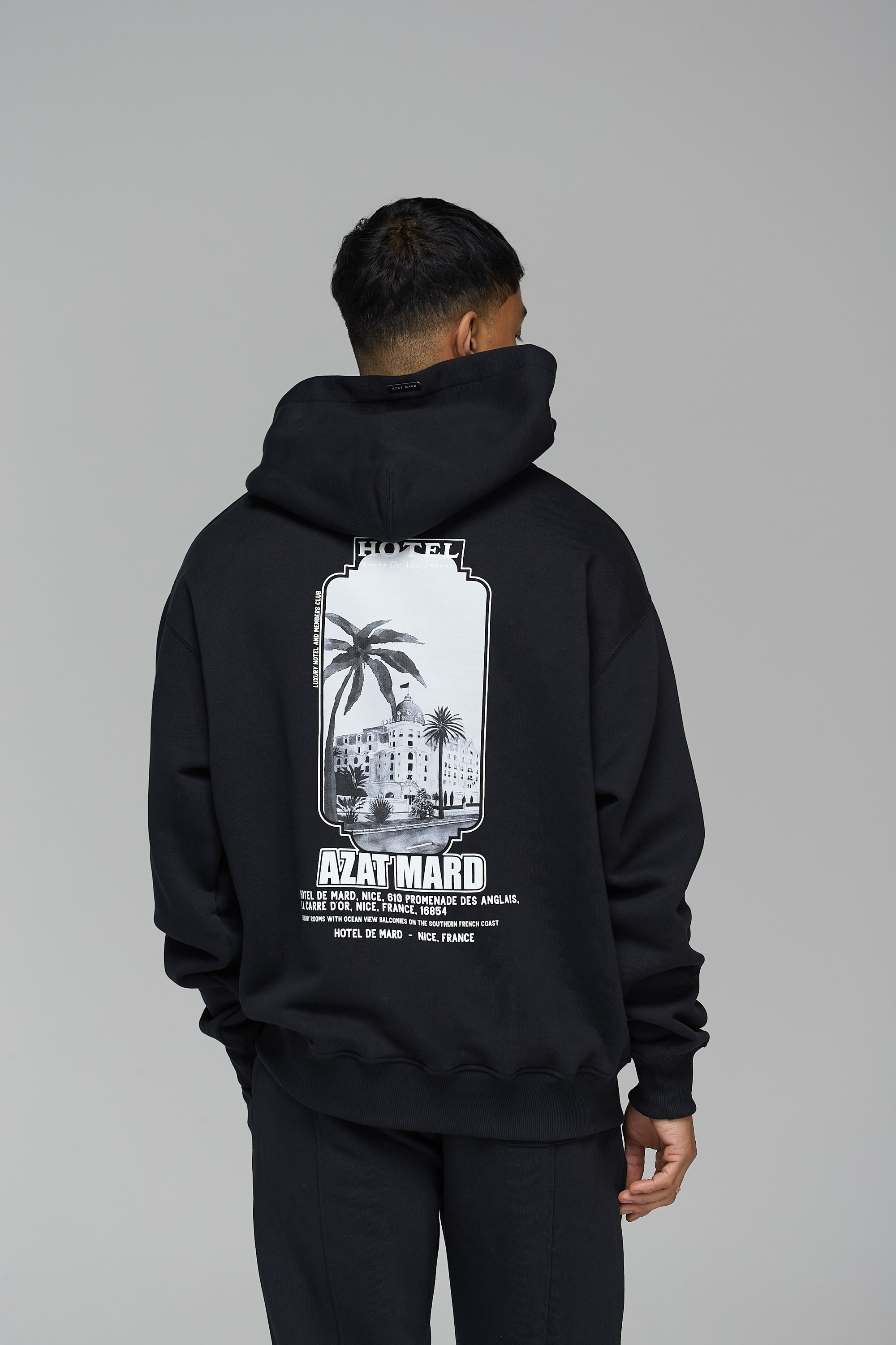 HOTEL DE MARD BLACK HOODIE