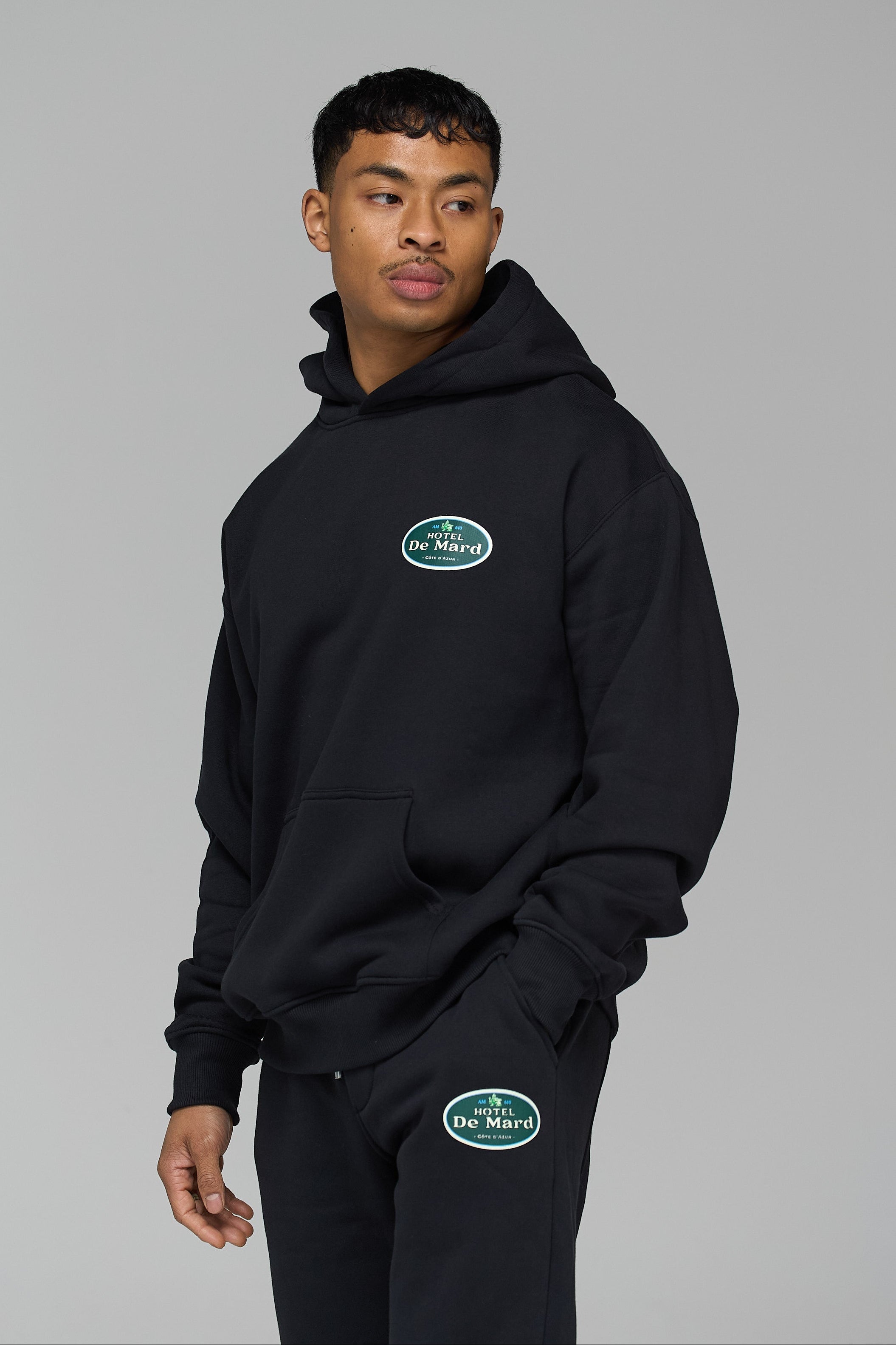 HOTEL DE MARD BLACK HOODIE