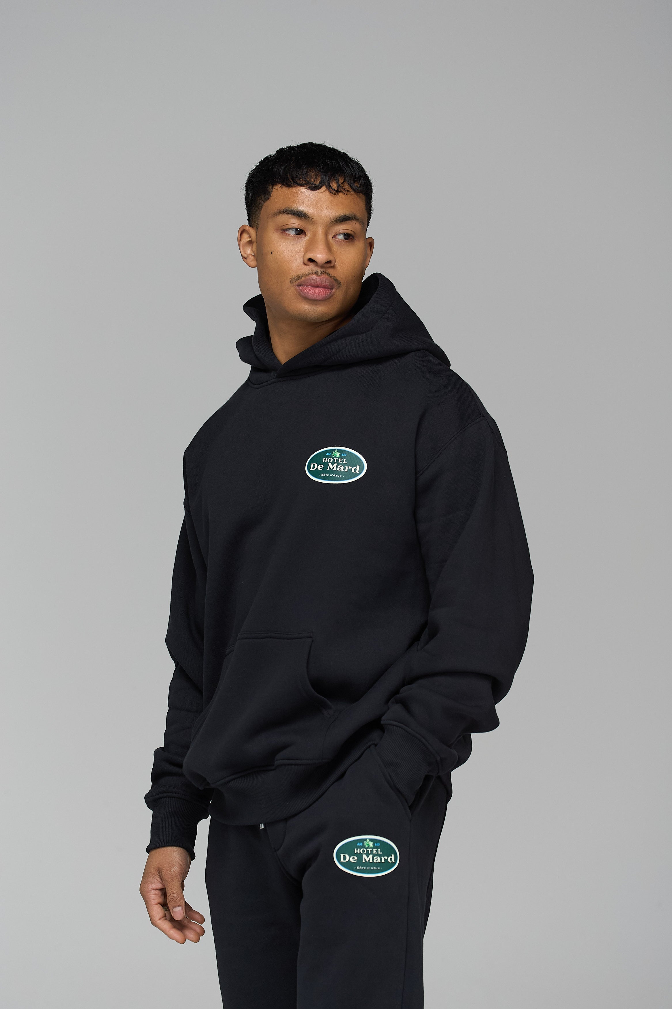 HOTEL DE MARD BLACK HOODIE