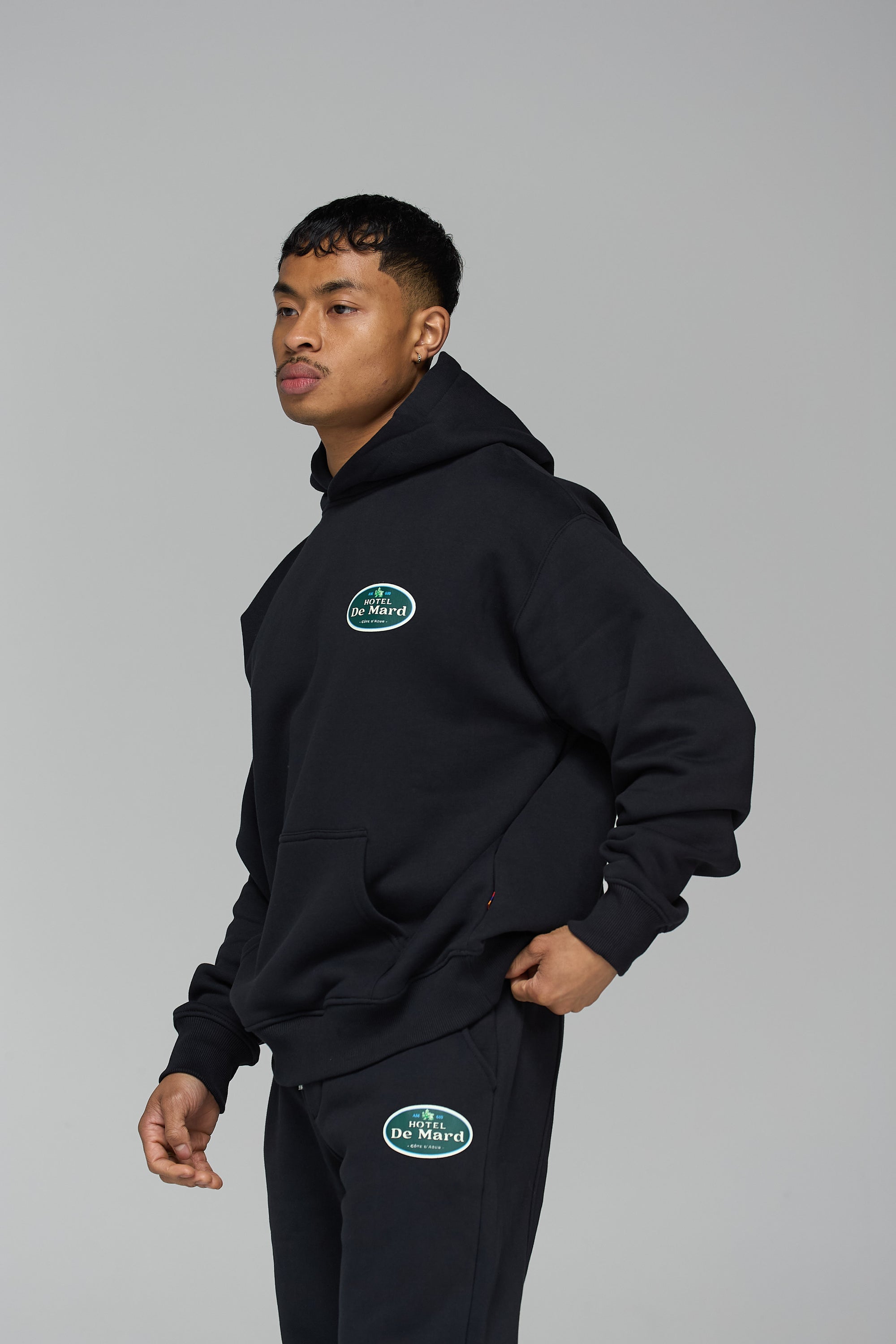 HOTEL DE MARD BLACK HOODIE