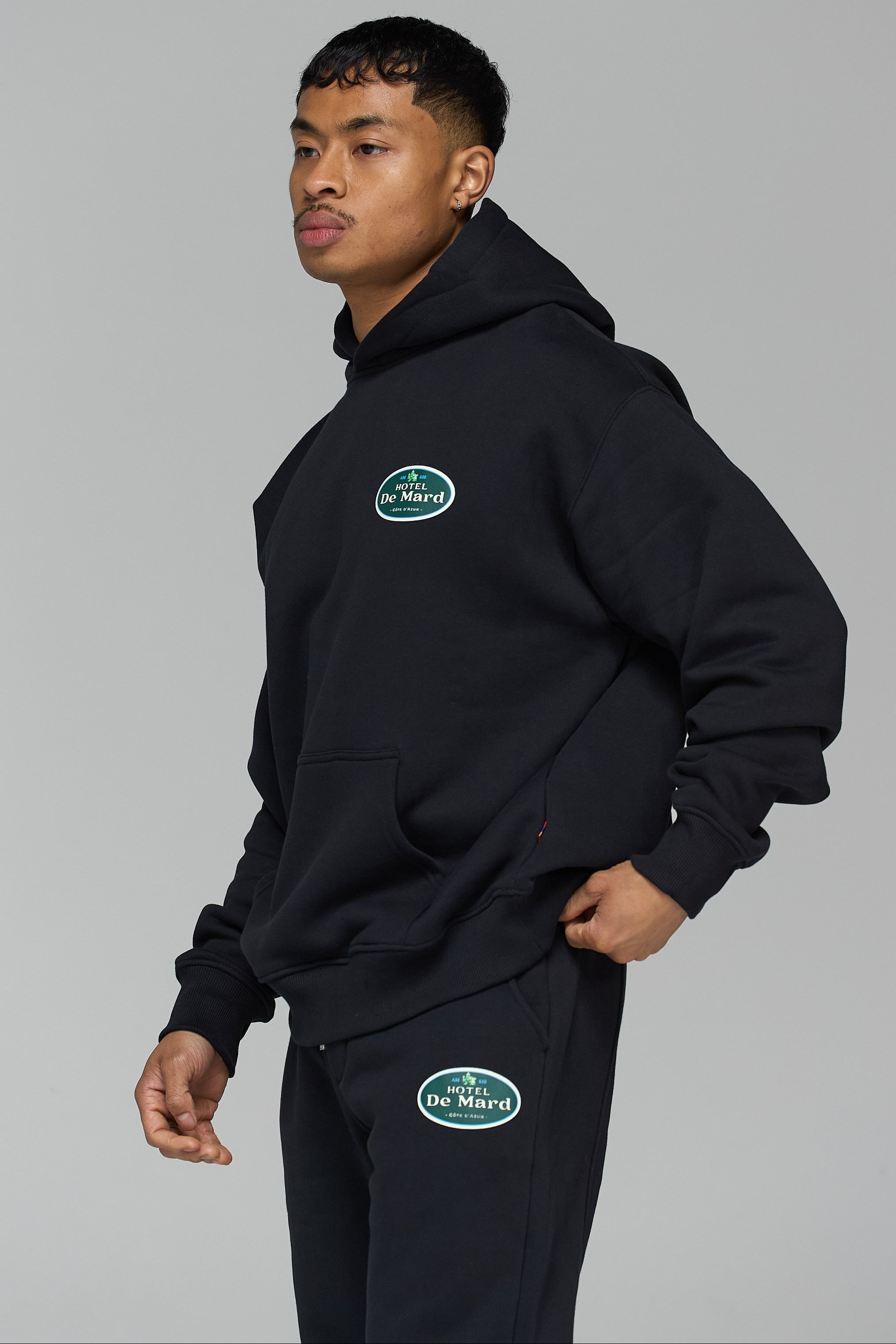 HOTEL DE MARD BLACK HOODIE