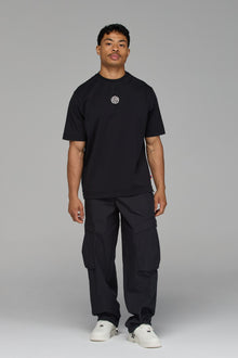 CORE HERITAGE EMBLEM T-SHIRT IN BLACK