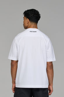CORE HERITAGE EMBLEM T-SHIRT IN WHITE