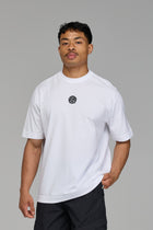 CORE HERITAGE EMBLEM T-SHIRT IN WHITE
