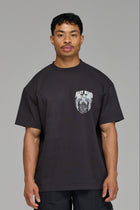 EAGLES OF ARMENIA T-SHIRT IN WASHED BLACK