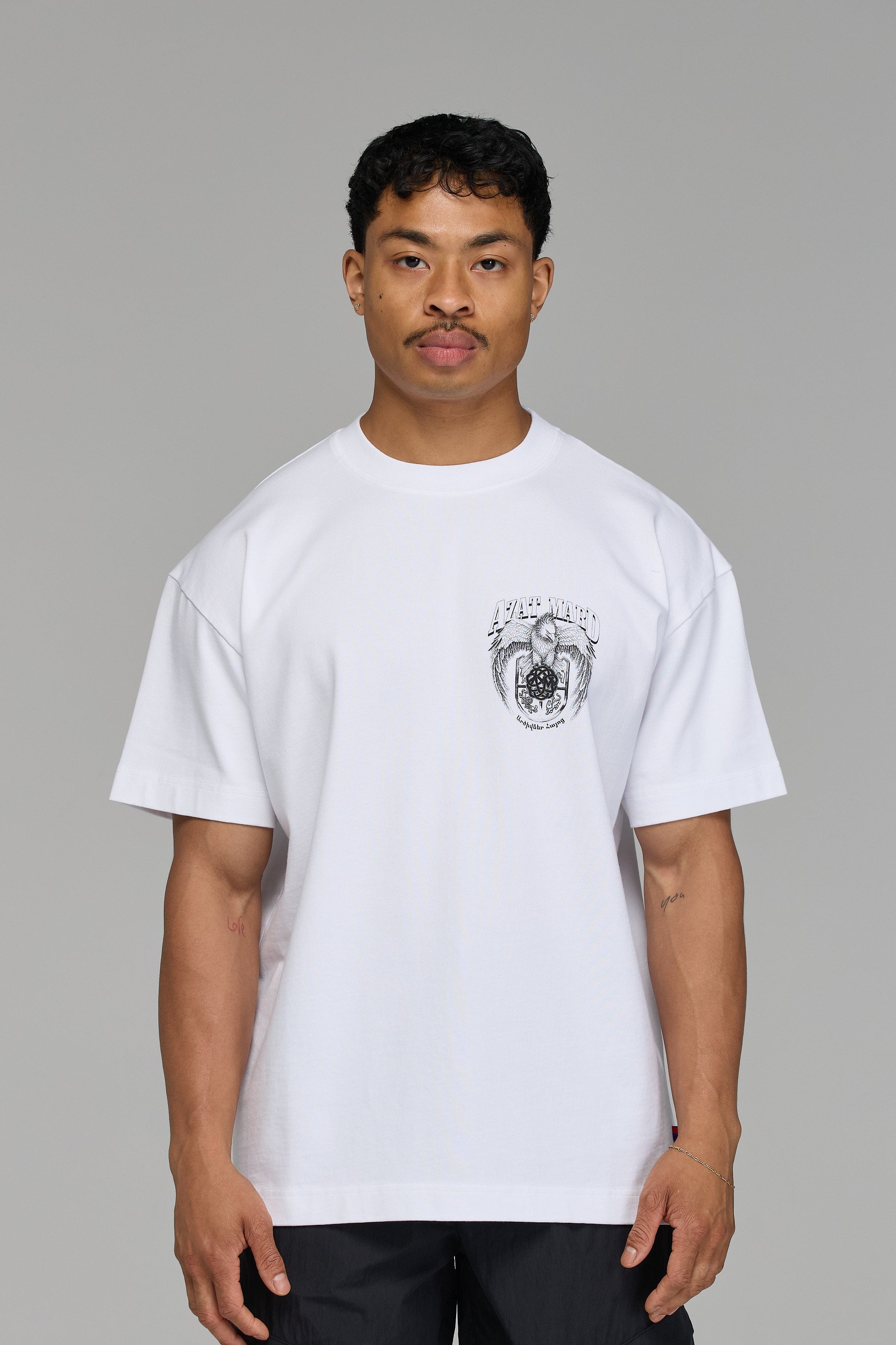 EAGLES OF ARMENIA T-SHIRT IN WHITE