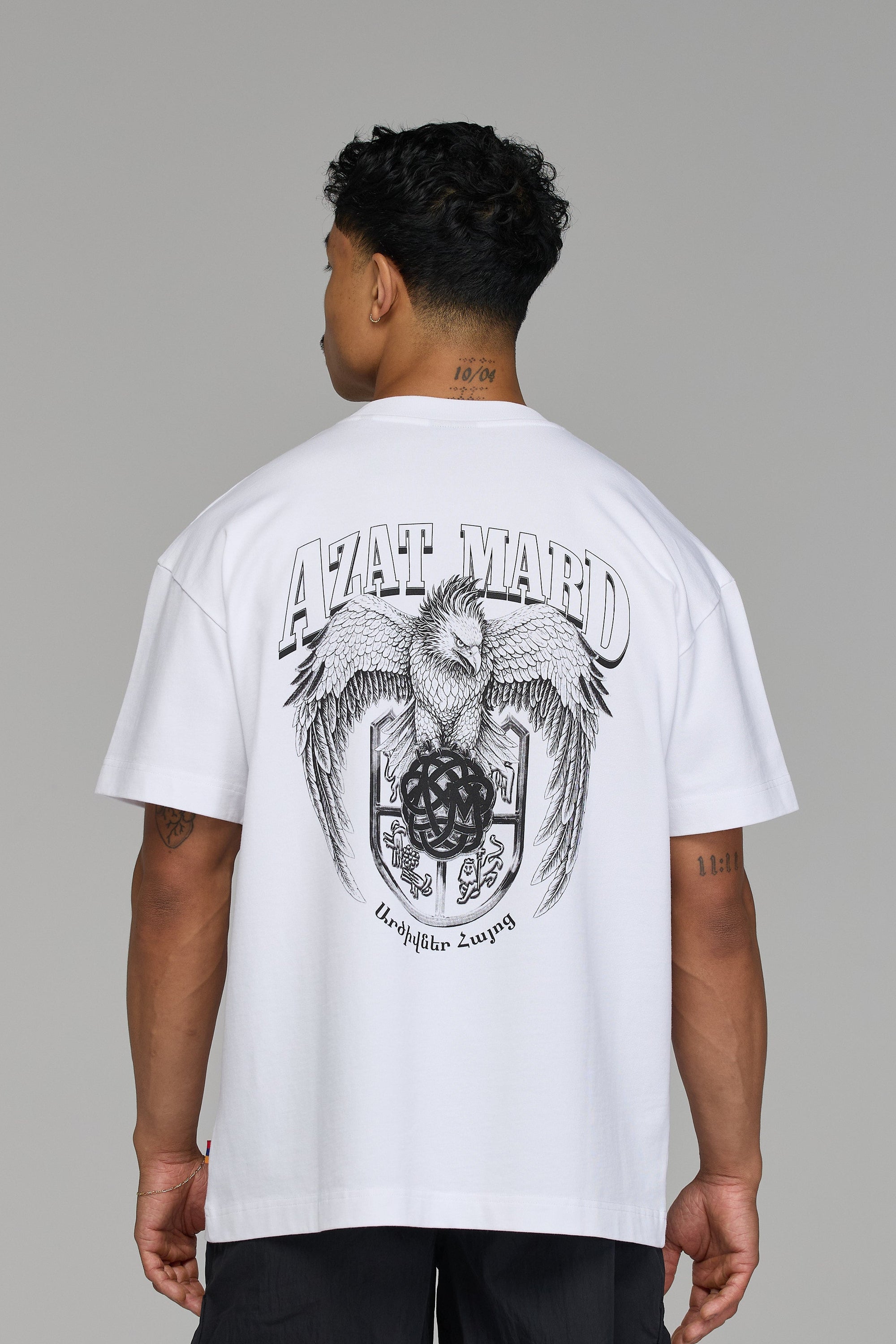 EAGLES OF ARMENIA T-SHIRT IN WHITE