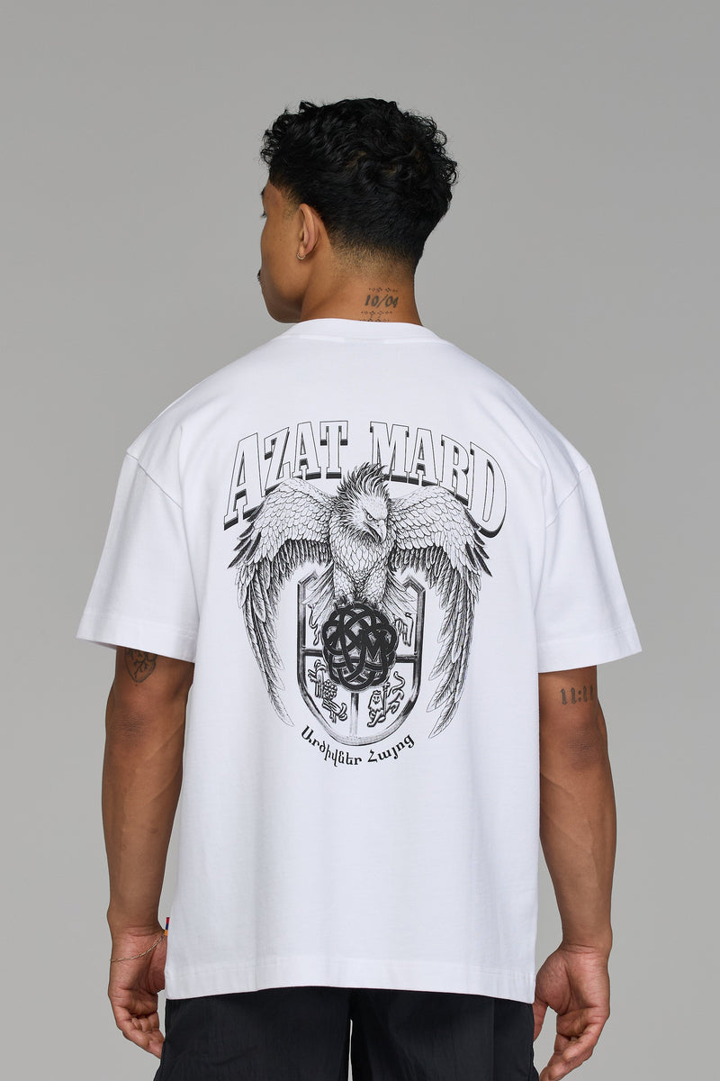 EAGLES OF ARMENIA T-SHIRT IN WHITE