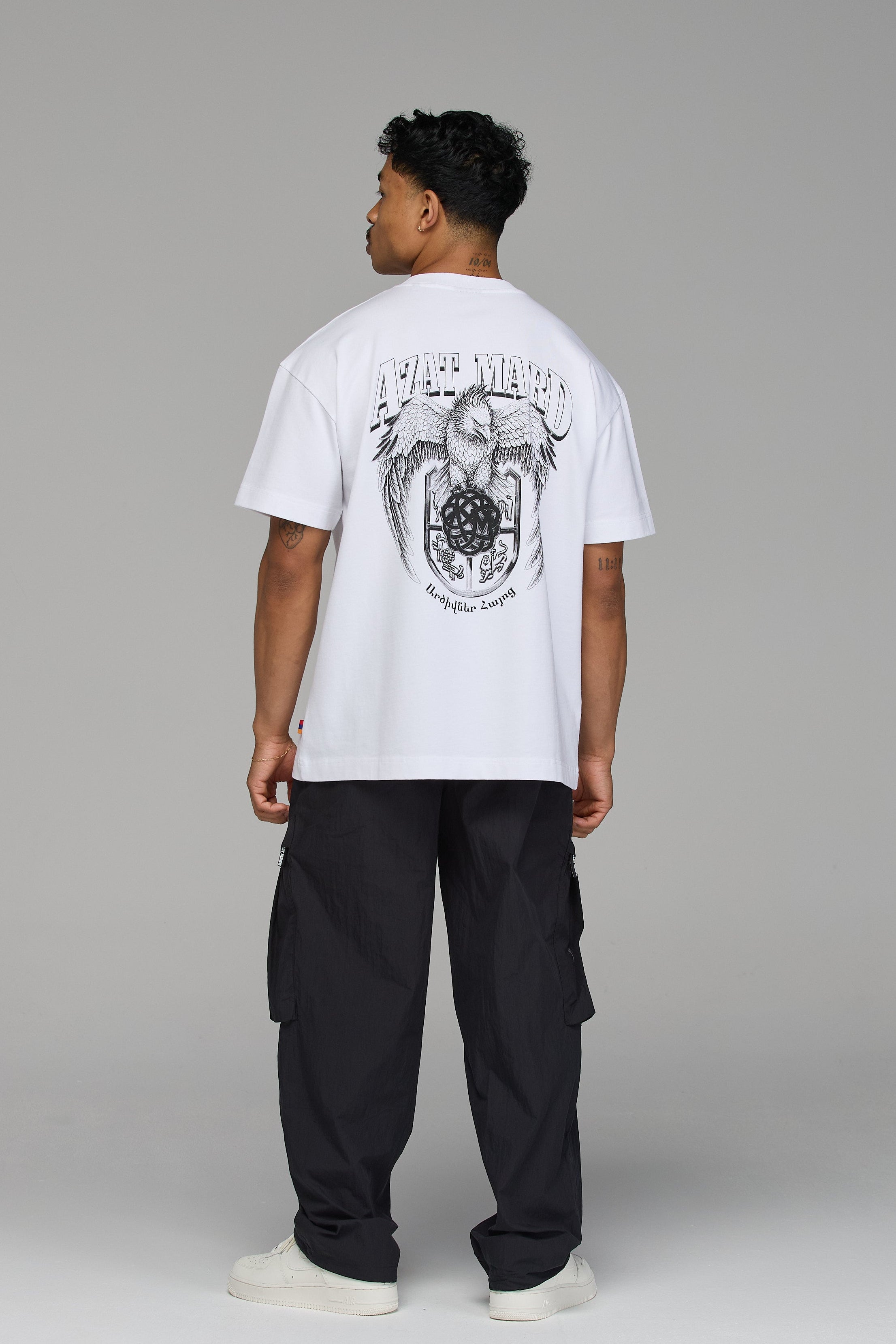 EAGLES OF ARMENIA T-SHIRT IN WHITE