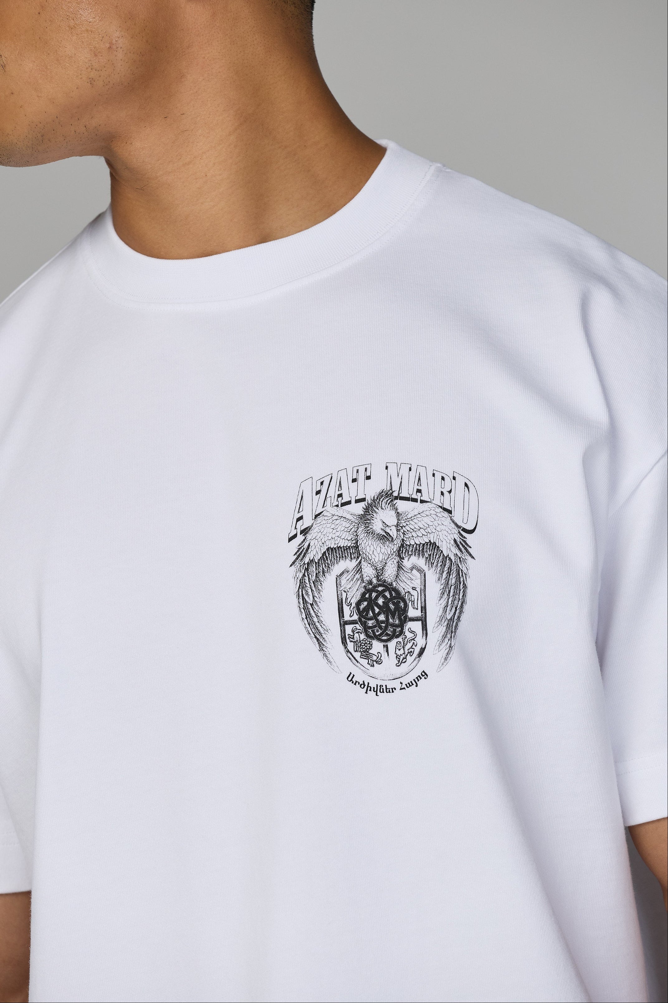EAGLES OF ARMENIA T-SHIRT IN WHITE