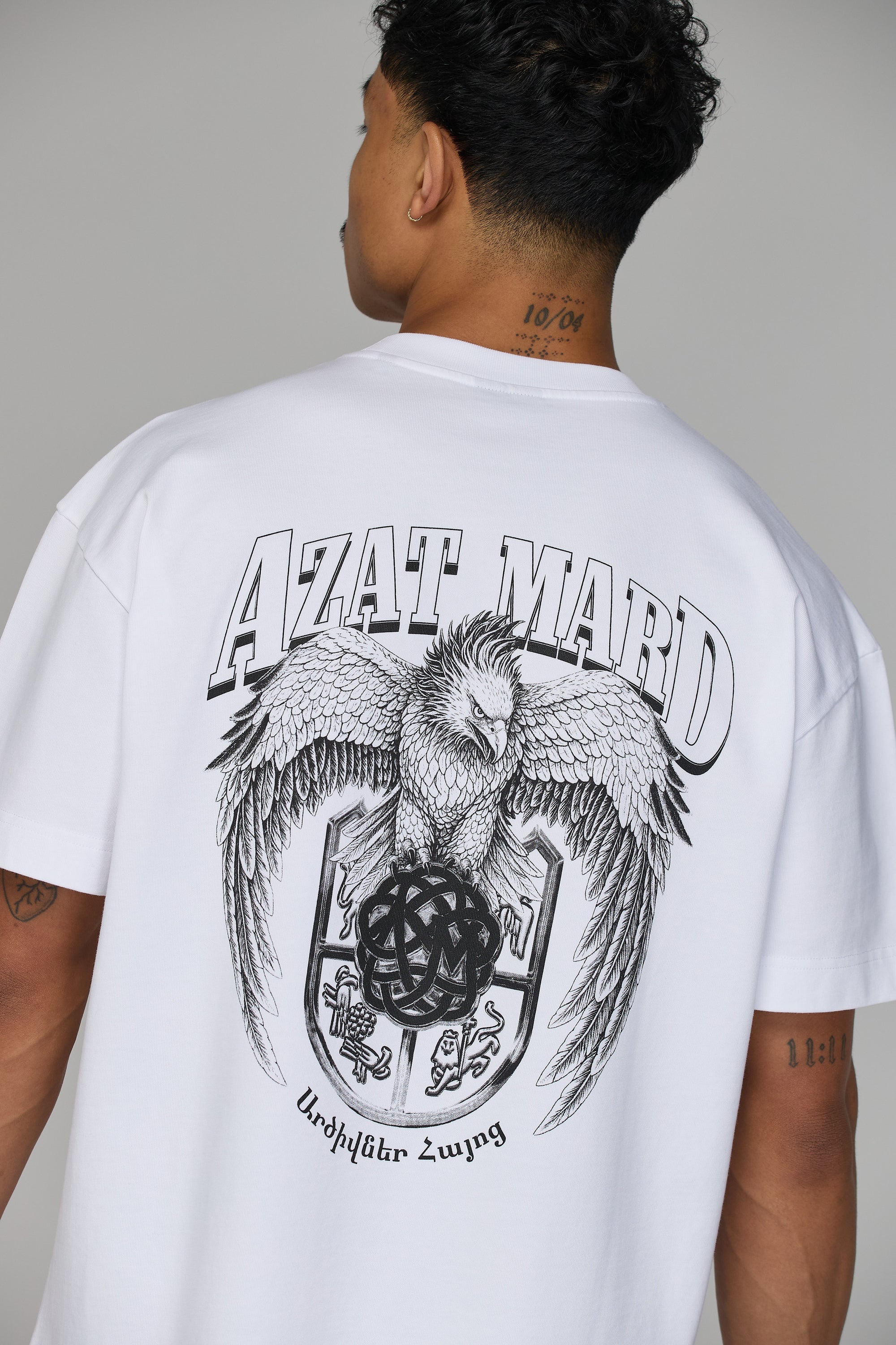 EAGLES OF ARMENIA T-SHIRT IN WHITE