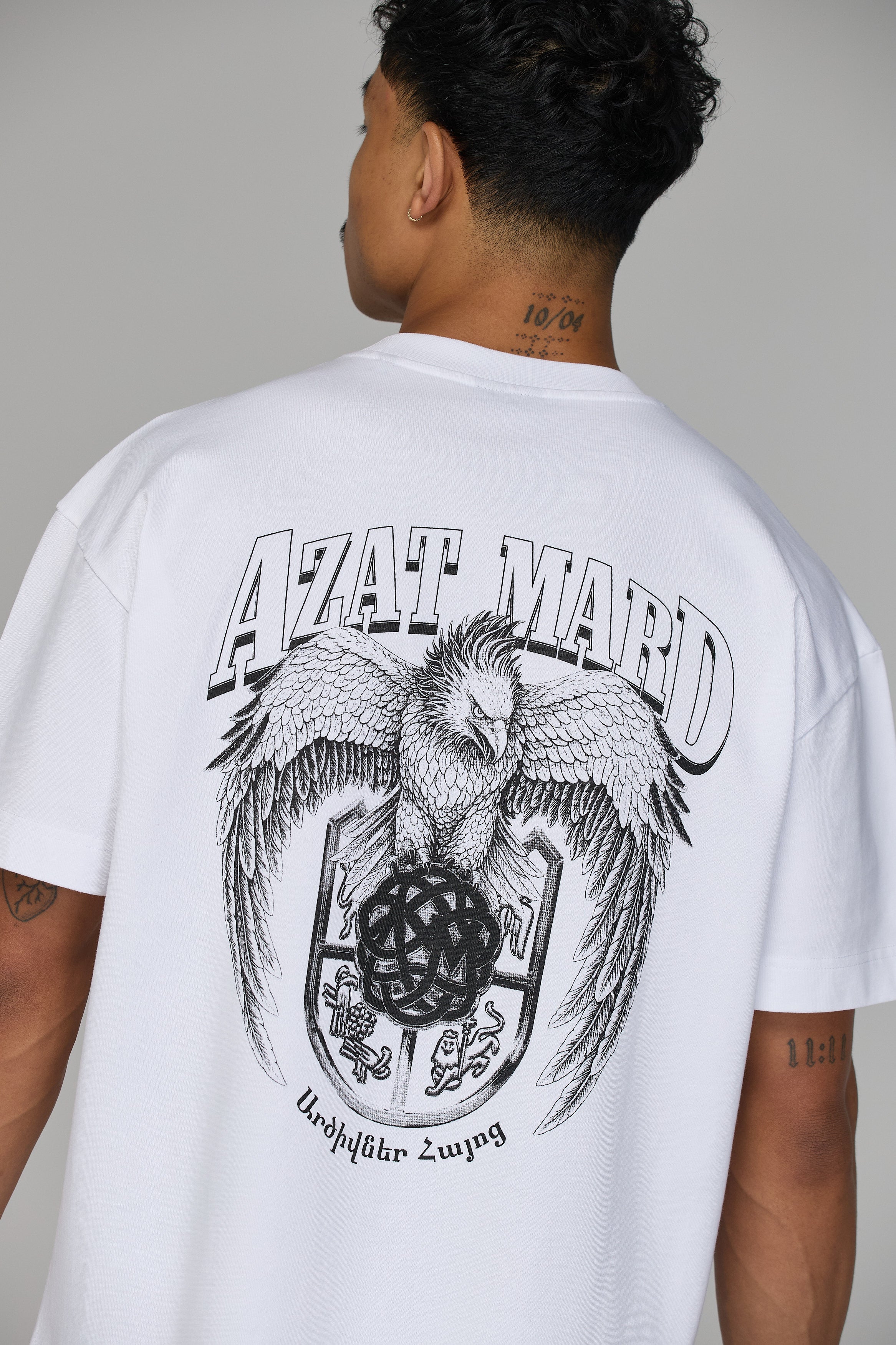 EAGLES OF ARMENIA T-SHIRT IN WHITE