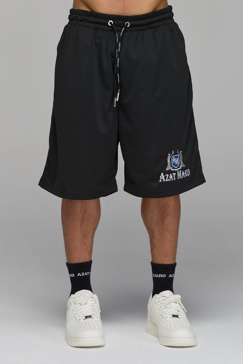 THE LOST GUIDING LIGHT BLACK MESH SHORTS