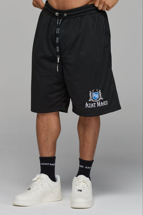 THE LOST GUIDING LIGHT BLACK MESH SHORTS