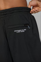 THE LOST GUIDING LIGHT BLACK MESH SHORTS