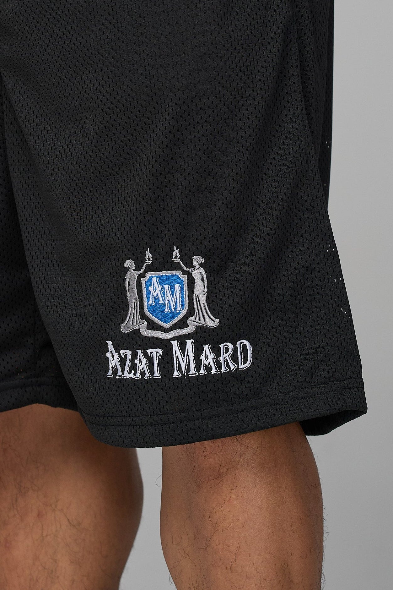 THE LOST GUIDING LIGHT BLACK MESH SHORTS
