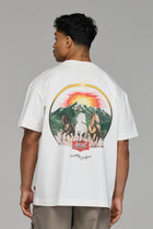 ESCAPE TO DILIJAN VINTAGE WHITE T-SHIRT