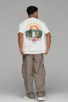 ESCAPE TO DILIJAN VINTAGE WHITE T-SHIRT