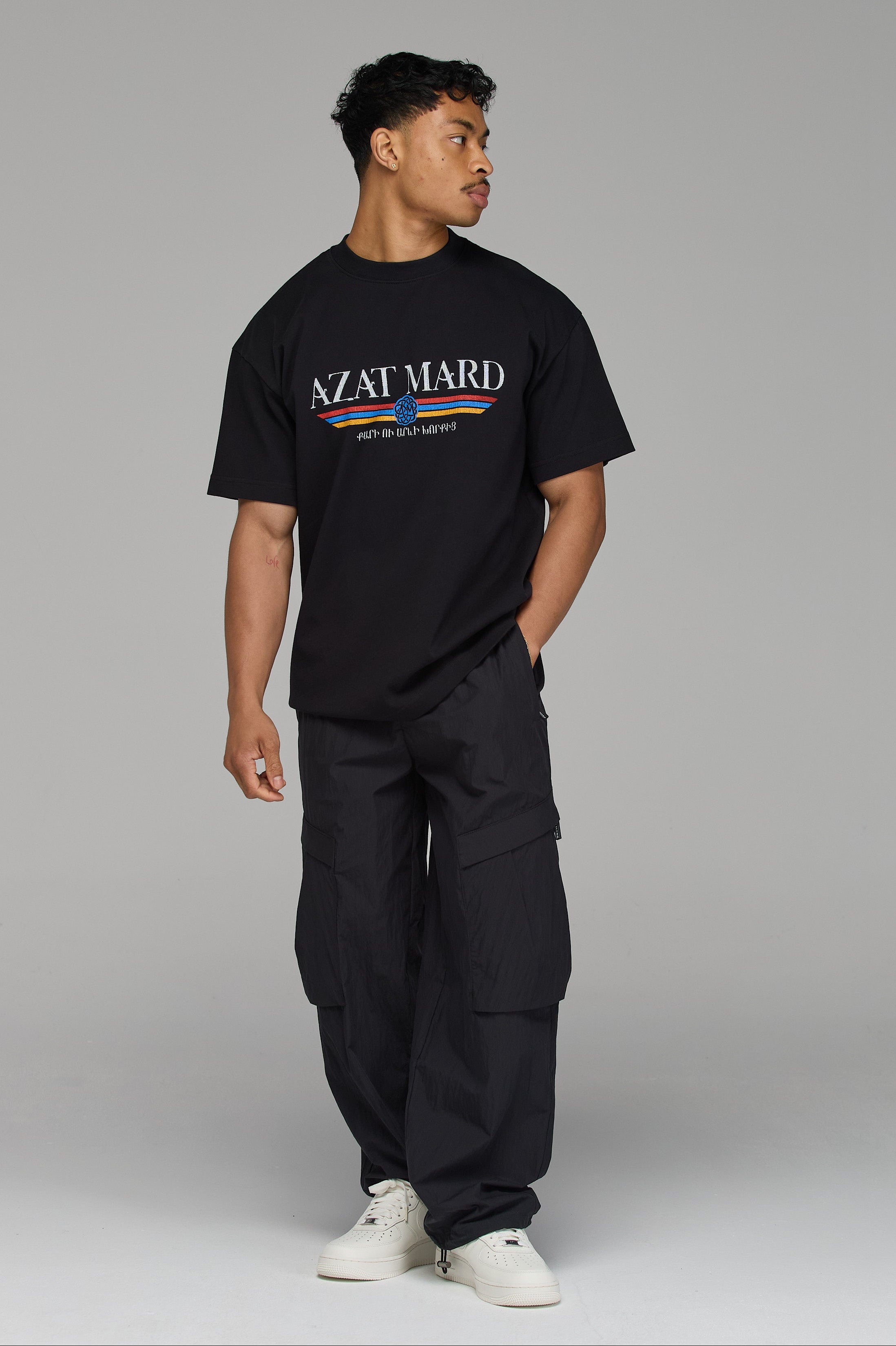 HERITAGE T-SHIRT IN BLACK