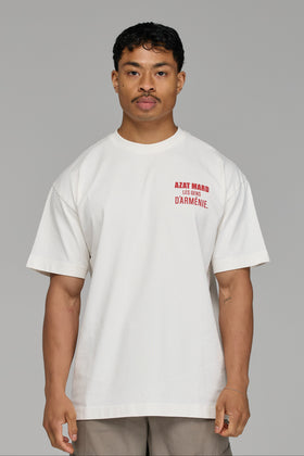 LES GENS VINTAGE WHITE WITH RED T-SHIRT