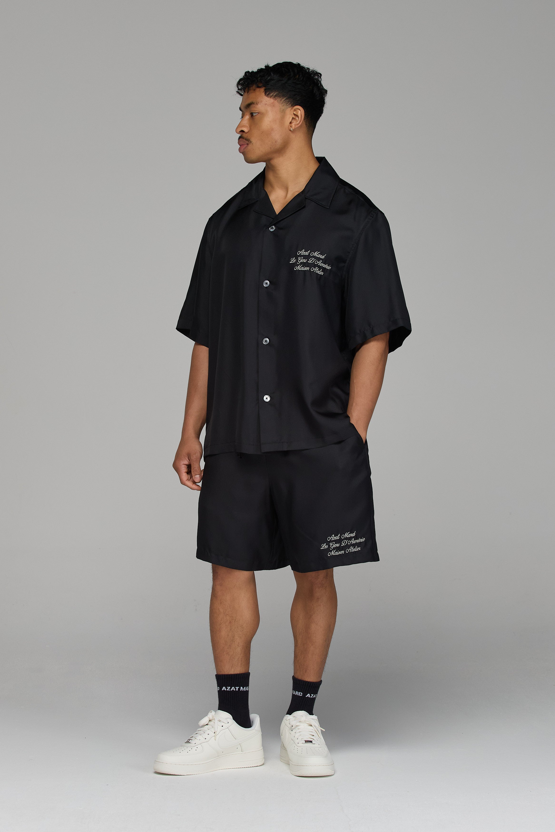 LES GENS 100% ITALIAN SILK SHIRT | AZAT MARD