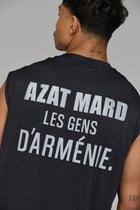 LES GENS ACTIVE VEST IN BLACK