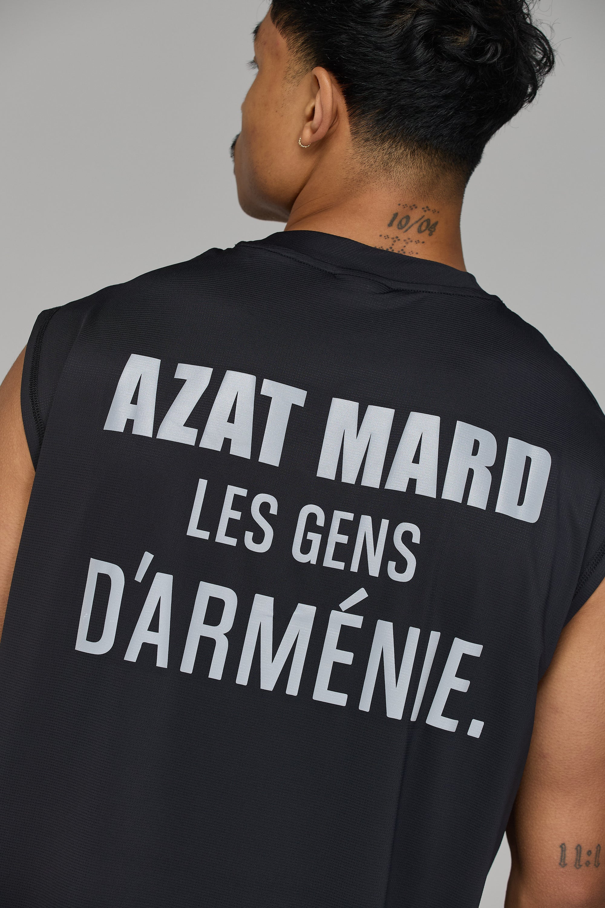 LES GENS ACTIVE VEST IN BLACK