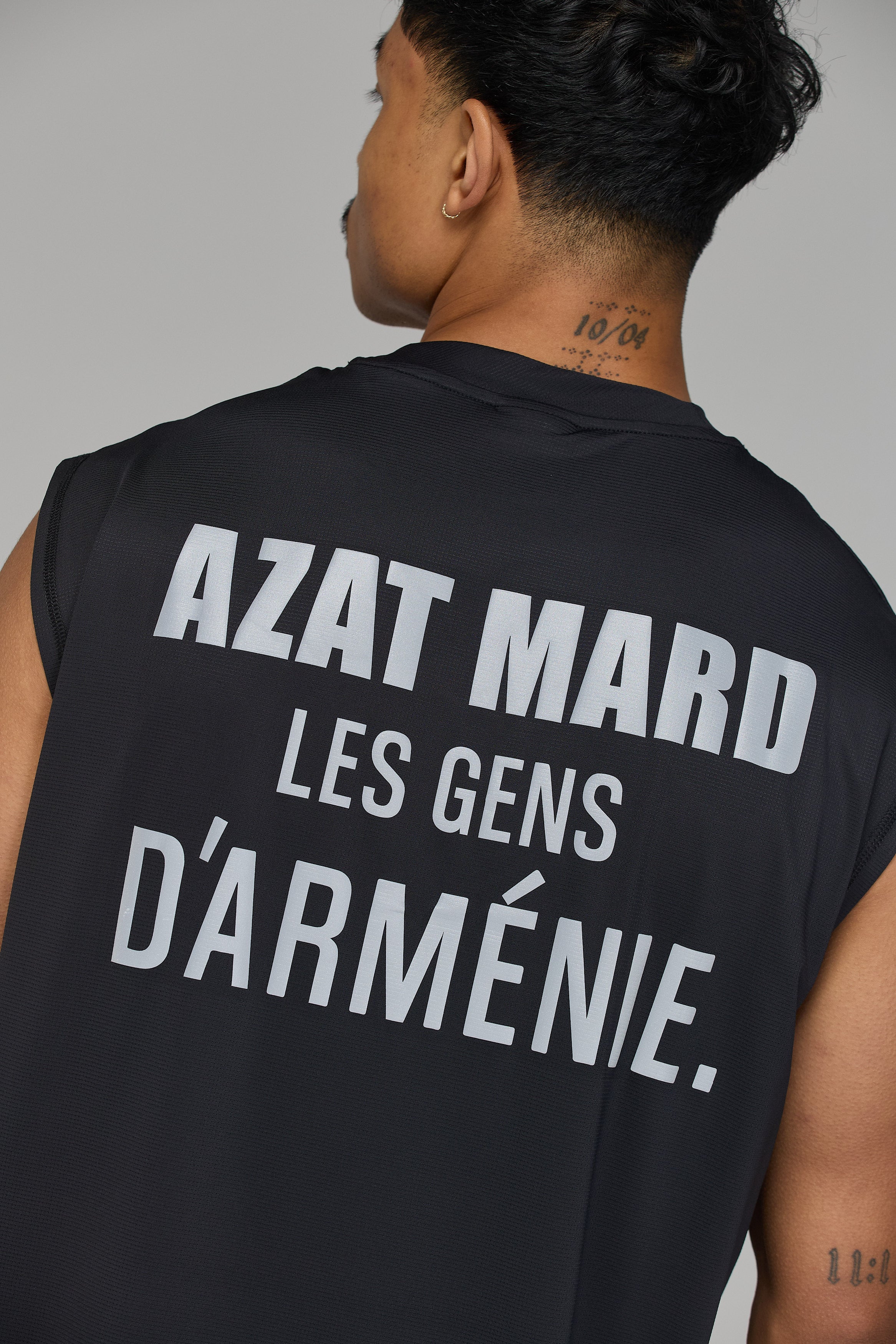LES GENS ACTIVE VEST IN BLACK