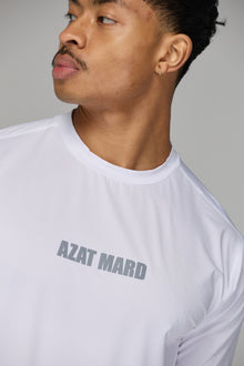IMPACT LOGO ACTIVE T-SHIRT IN WHITE