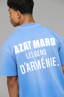 LES GENS MALIBU BLUE T-SHIRT