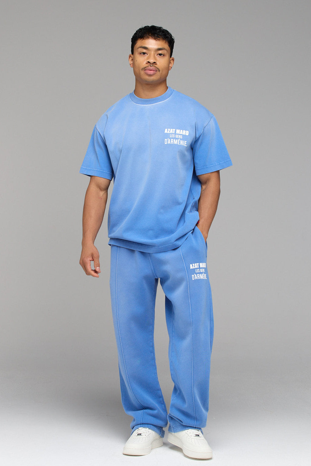 LES GENS MALIBU BLUE T-SHIRT
