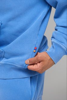 LES GENS MALIBU BLUE ZIPPER HOODIE