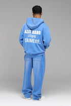 LES GENS MALIBU BLUE ZIPPER HOODIE