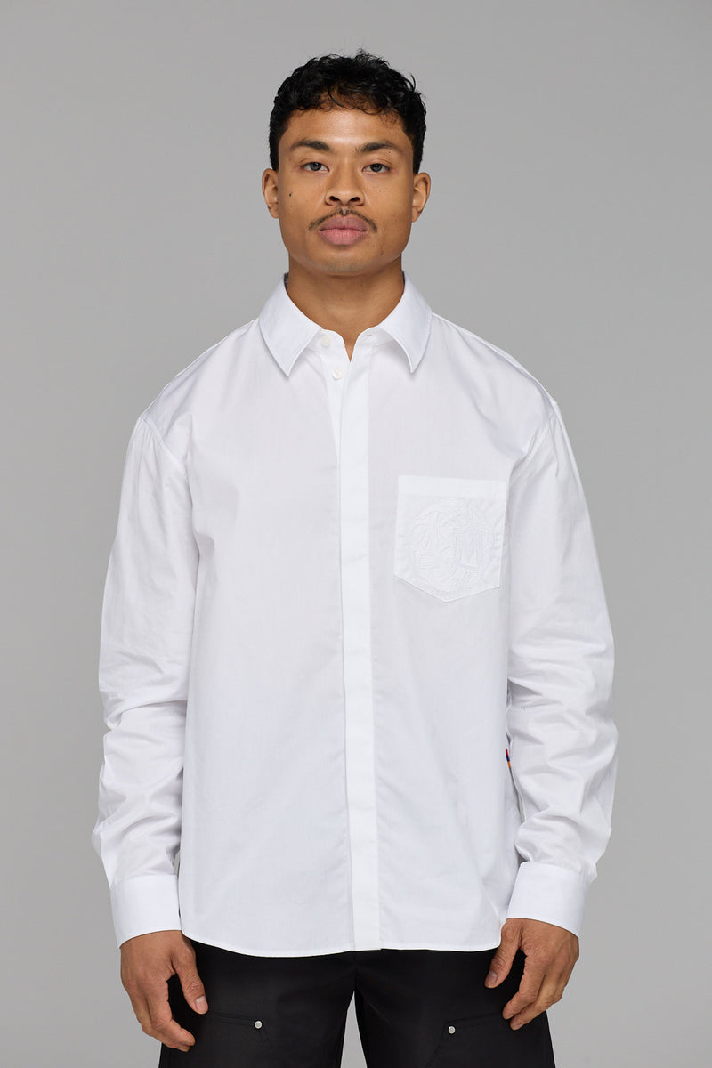 CORE EMBLEM CLASSIC WHITE SHIRT