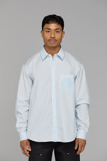 CORE EMBLEM CLASSIC BLUE SHIRT