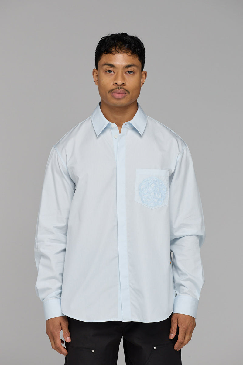 CORE EMBLEM CLASSIC BLUE SHIRT
